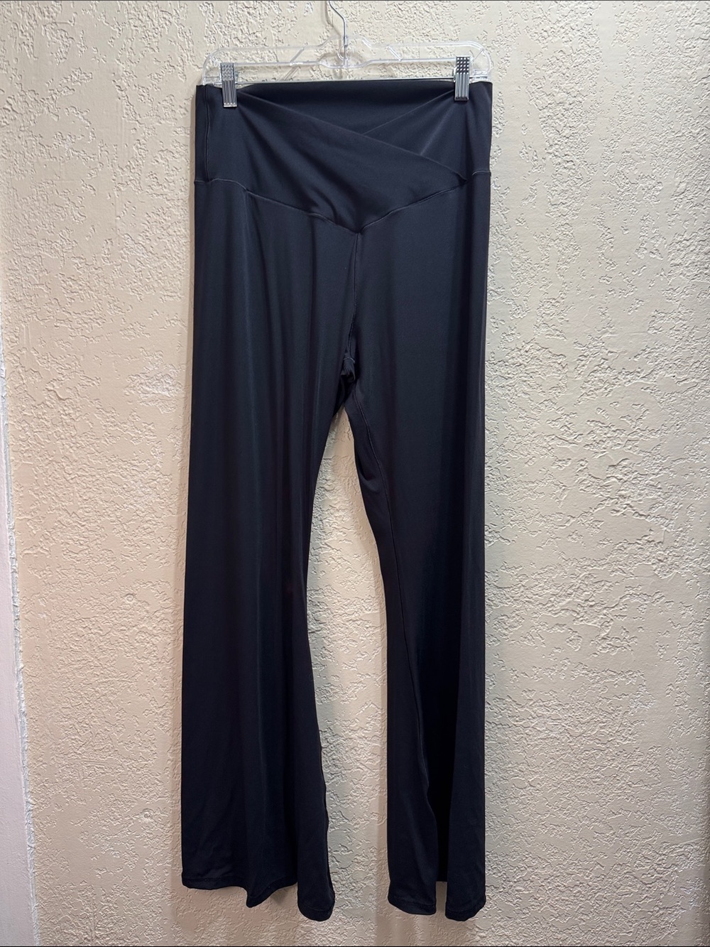 Sunzel Criss Cross Waist Flare Leggings XXL Black Buttery Soft Yoga Pants